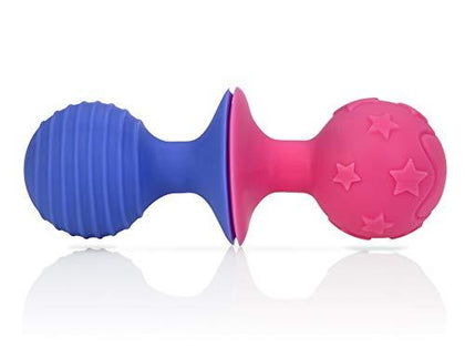 Silly Rattle Ball Interactive Suction Toys 2Piece