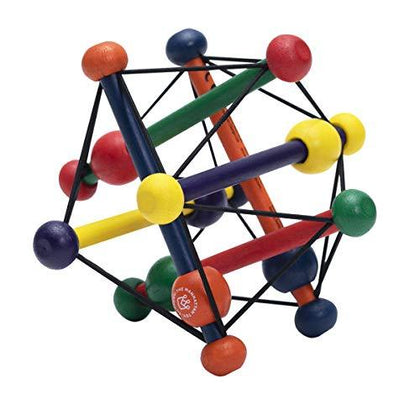 Toy Classic Rattle and Teether Grasping Activity Toy