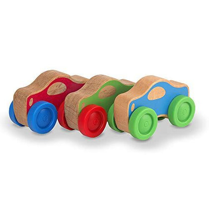 Stacking Cars Wooden Baby Toy Multi