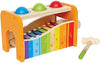 Pound & Tap Bench with Slide Out Xylophone Yellow